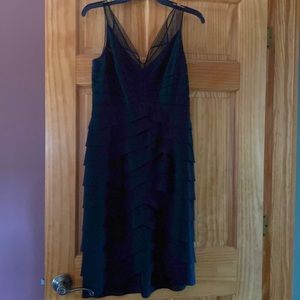 Elegant little black dress.  Size 8.  Sleeveless